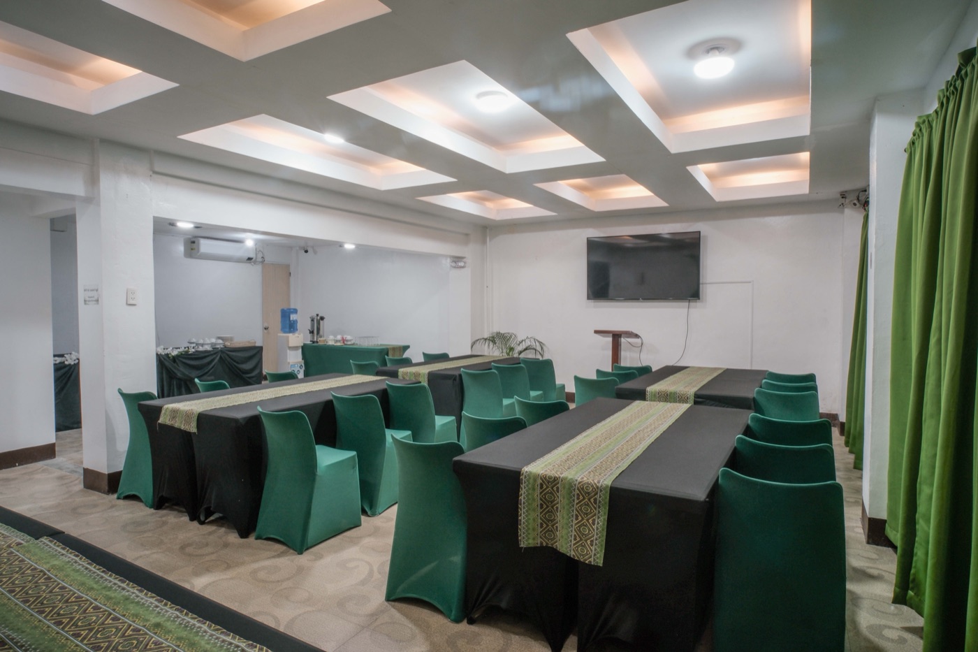 Isabel Function Room arranged for a corporate offsite