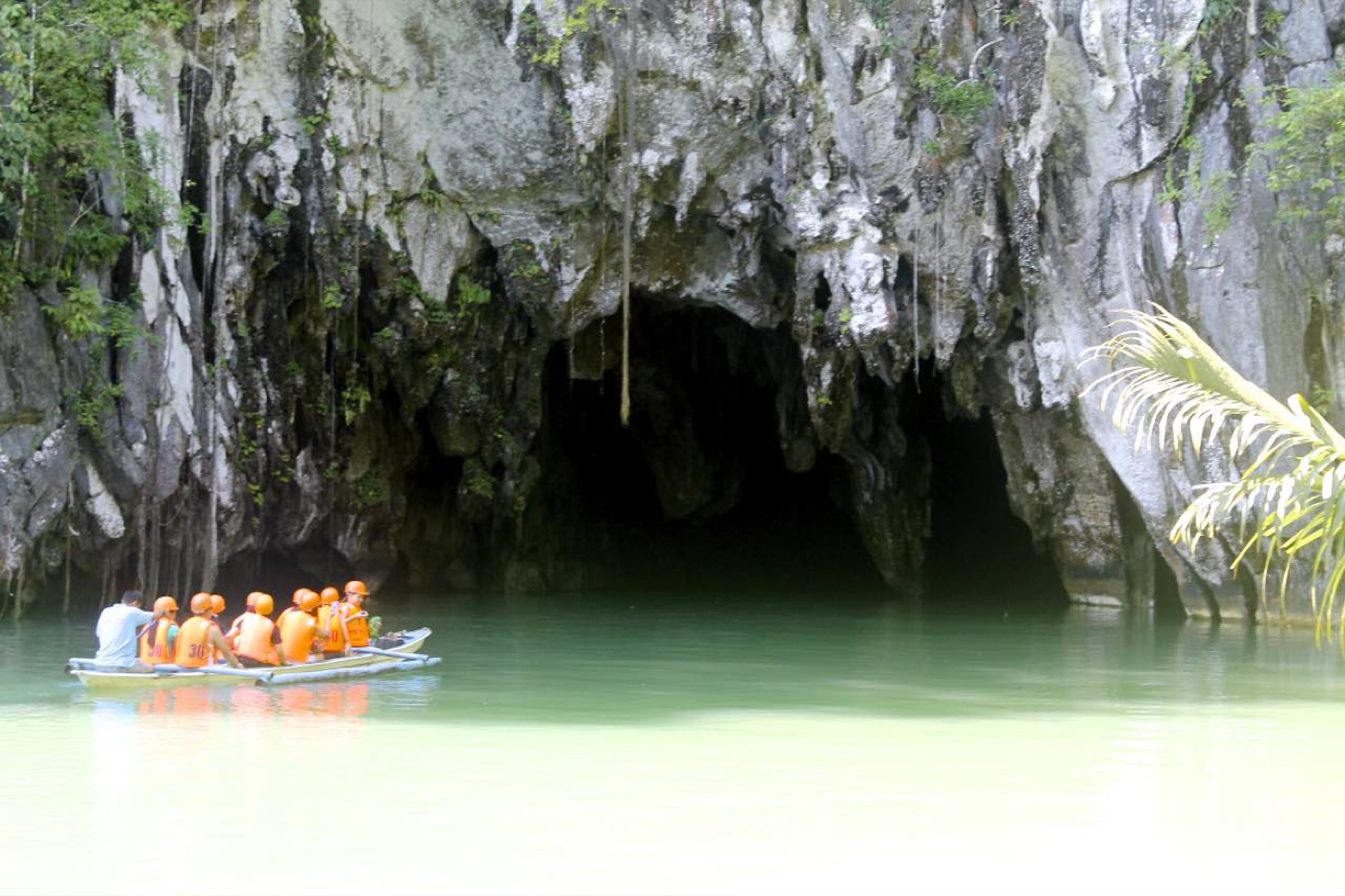 The Puerto Princesa Underground River cave entrance