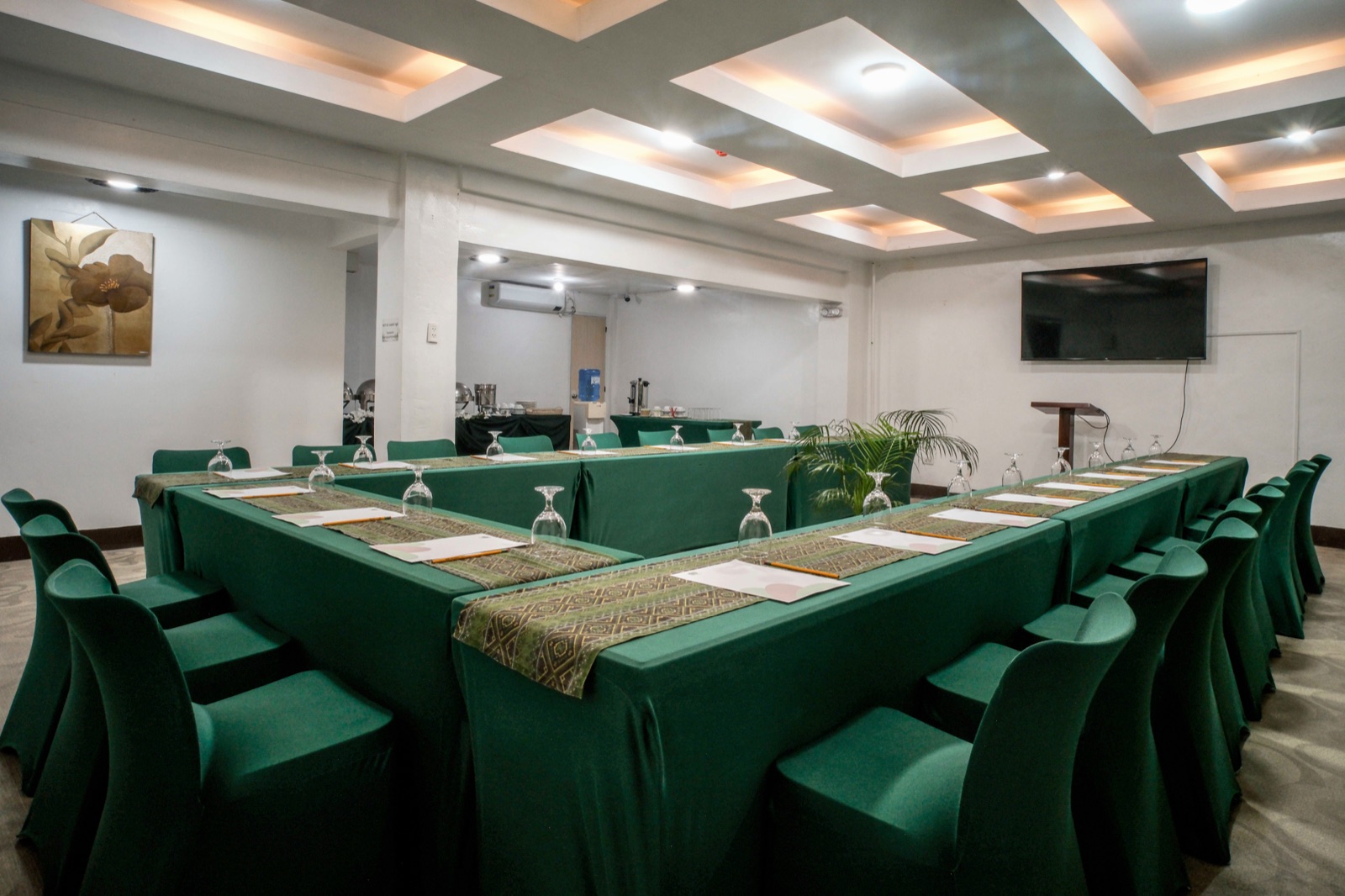 Isabel Function Room set for a conference